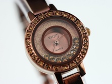 Srta. Gao Dang tome color brazalete de diamantes anillo de reloj de diamantes de la moda