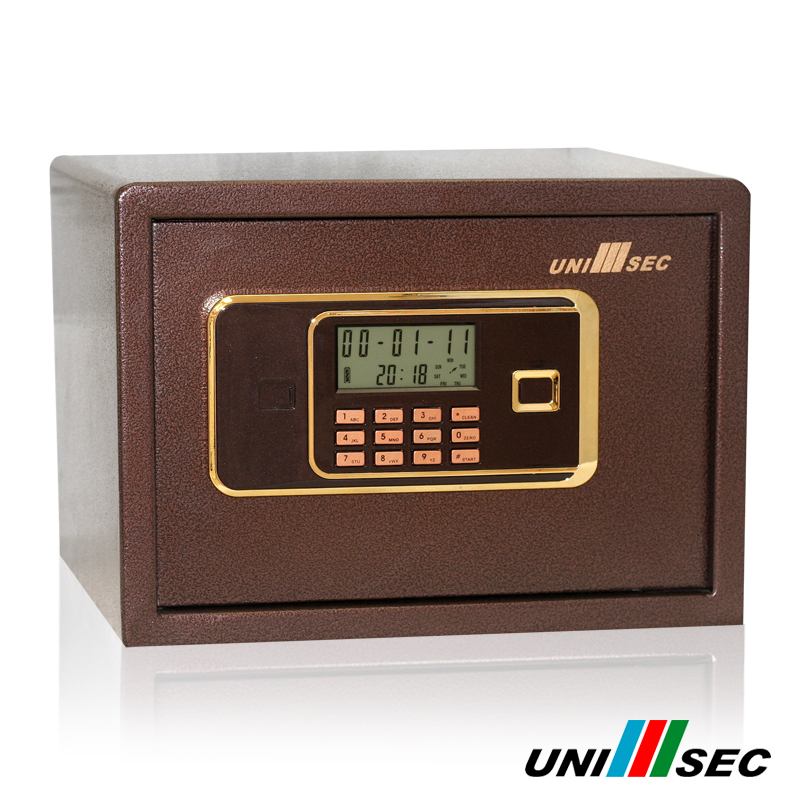 UNISEC保险柜家用入墙全钢保险箱小型家用保管箱电子密码 ED350