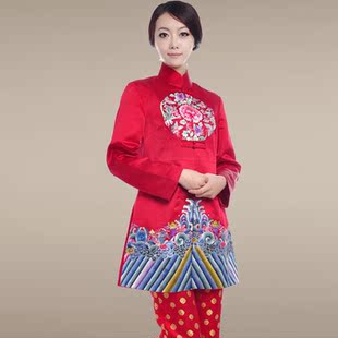 秋冬款女装 <em>女士</em>冬装 改良中国风唐装<em>中式棉马</em>