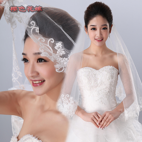婚纱头纱新娘头纱韩式新娘头纱头纱婚纱配饰多层超长款蕾丝头纱30 婚纱头纱新娘头纱韩式新娘头纱头纱婚纱配饰多层超长款蕾丝头纱30