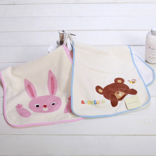  日本内野accototo动物儿童巾 全棉 婴儿宝宝毛巾 卡通 柔软吸水