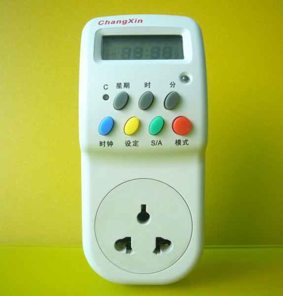 2012款 常新 电子编程定时器 t02W 常新定时插座 定时开关 倒计时