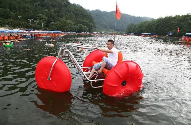 厂家直销 全塑聚乙烯绿色环保 新款水上双人三