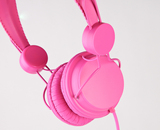 甜美风 Urbanears 同款耳机 Coloud 粉色 女生 可接iphone