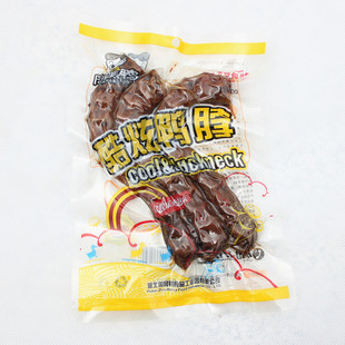  湖北武汉特产简包周黑鸭-鸭脖子 真空包装 220克