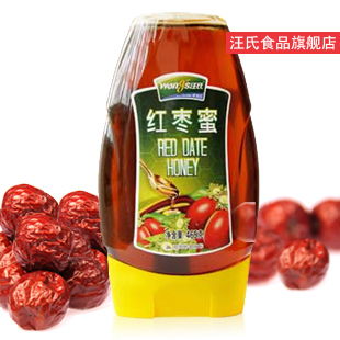  纯天然枣花蜜促睡眠农家红枣蜜汪氏蜂蜜补铁送孕妇 礼品
