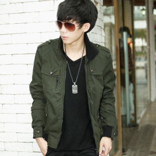 森马版男装春季jacket<em>牛仔外套青少年男士</em>水洗