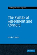 The Syntax of Agreement and Concord