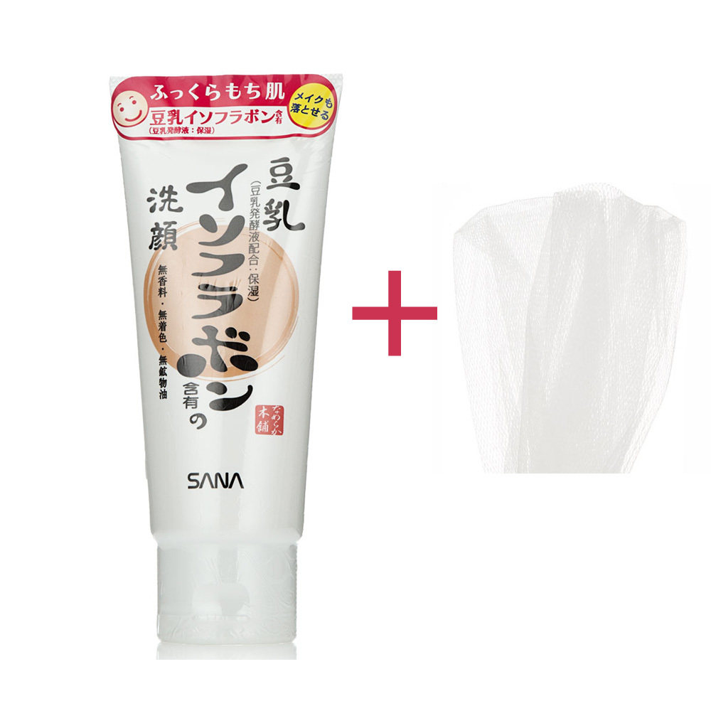 日本SANA豆乳美肌洁面乳/洗面奶150g 泡沫丰富 官方授权正品