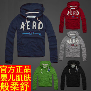  套头卫衣 男 春装新款 连帽潮男薄款af外套大码AERO外贸卫衣