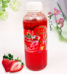  卡瓦拉草莓果膏（果酱）奶茶原料 调味果酱/糖浆 12PC箱