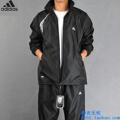 包邮送袜！专柜正品adidas春款简单黑,灰拼运动套装FX/3A3379Q