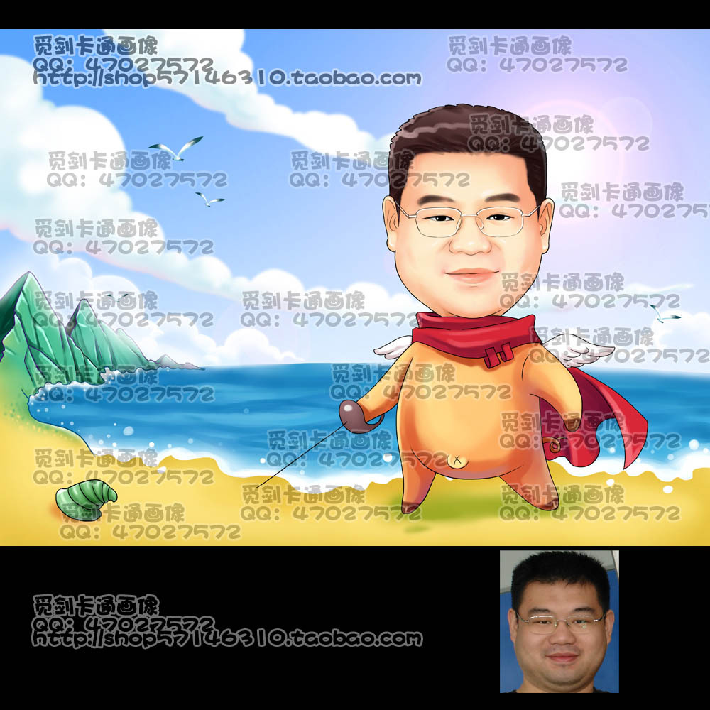 q版头像微信定制表情包画漫画形象设计人设设计定制照片转手绘|msdalam kategori adat peribadi/Design Services/DIY, setiap hari/adat hiasan, Dilukis tangan komik sebenar/adat kelas lukisan - dari Buy2taobao.com untuk memberikan perkhidmatan ejen Taobao profesional membeli