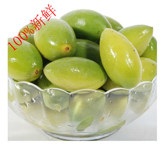 新鲜青橄榄 青果 药用檀香 慢性咽炎/咳嗽/清胎毒 两斤包邮