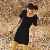 Liebo installed before the 2012 spring and summer crochet short sleeve Slim Dress New 21,150,038 mirror China