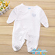 [Baby] pure white cotton baby children clothing and even Tip  cotton baby climb clothing TT-484