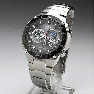  时计名表城 CASIO EDIFICE光能6局电波表 EQW-M1100DB-1A