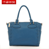 千姿百袋2012新品PU休闲糖果色手提包斜挎包女包33511