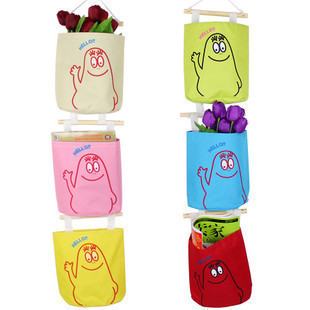  金皇冠 牛津布五彩收纳挂包 收纳袋 挂袋 可爱储物袋 单个售