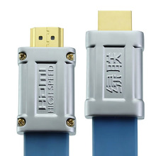 绿联HDMI扁平高清数据连接线适用于写字楼 KVT 酒店 电影院布线