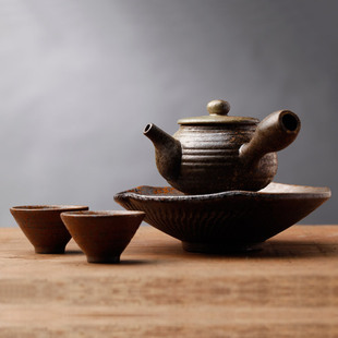[ beauty of ceramic art. Zen Eastern] Qing pingle-zhe-glazed tea sets CW0583F