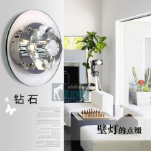 新蓝照明 现代水晶壁灯吧台灯具 门厅过道灯 钻石 1024
