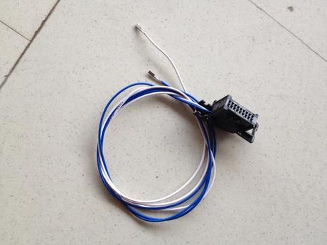 标致206 207 C2行车电脑显示屏插头 无损安装