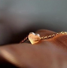 Collar de Cartier con un collar de oro de gran S cartier de 14k en forma de corazón rosa de la cadena collar de oro no se desvanecen clavícula