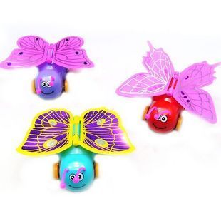 上链发条蝴蝶儿童玩具...