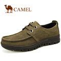 camel 骆驼真皮时尚日常休闲男鞋 透气款 男鞋凉鞋低帮鞋2012新品