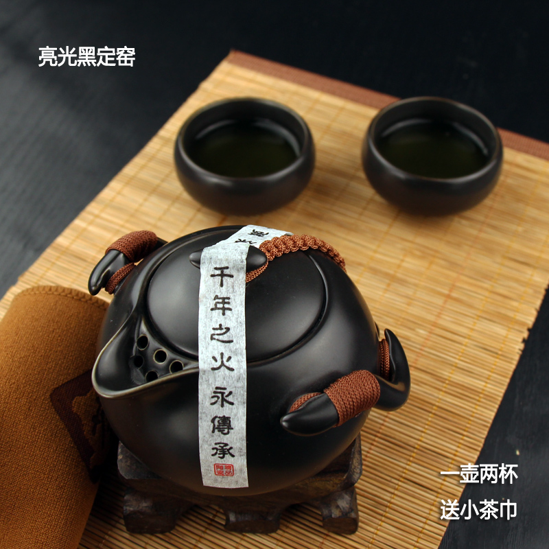 包邮快客杯 一壶二杯陶瓷手抓壶陶瓷功夫茶具普洱茶壶乌龙茶|msdalam kategori pinggan mangkuk, set teh, Kung Fu teh - dari Buy2taobao.com untuk memberikan perkhidmatan ejen Taobao profesional membeli