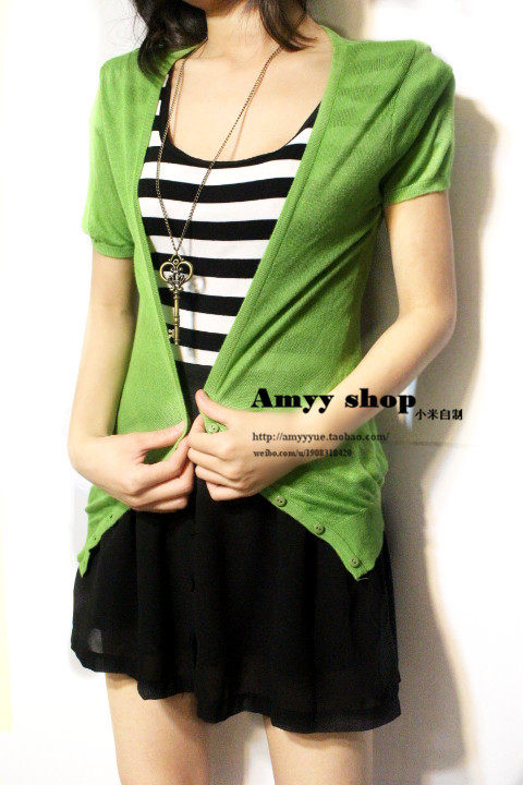 【多图】<em>针织短开衫</em>纯色 - <em>针织短开衫</em>纯色品牌