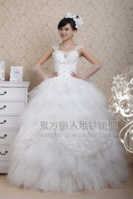 东方恋人 婚纱礼服 新款2011 婚纱HS-9-5显瘦款