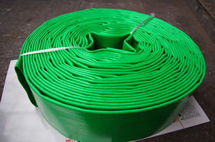 农用厚绿水带 防爆灌溉涂料水管子1\/1.5\/2\/2.5\/