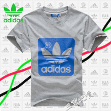 2012夏季爆款 adidas/阿迪达斯 正品品质三叶草男子短袖T恤/卫衣
