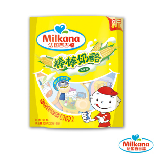  法国百吉福Milkana-棒棒奶酪（玉米味）120克