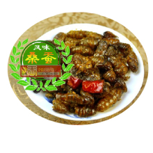 山东特产土特产下酒菜 舌尖上的中国高蛋白营养蚕蛹 速食十包包邮