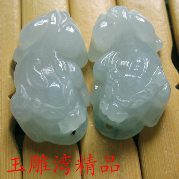 冲四钻【玉雕湾精品】翡翠A货玉貔貅情侣<span class=H>手机</span>链<span class=H>手机</span>挂件<span class=H>手机</span><span class=H>挂饰</span>