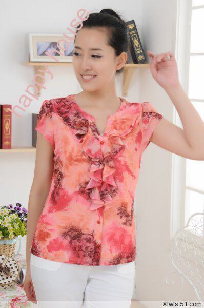 Micar2012哥弟风女人味粉色荷叶边吊坠领高档时尚款开衫上允风
