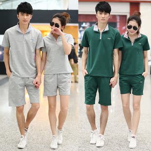 李宁正品夏季新款<em>情侣套装短袖短裤</em>男女透气 