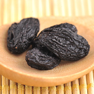  丝路宝典 新疆特产特级提子干 免洗无籽零食黑加仑葡萄干220g特价