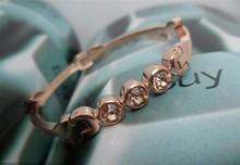 Cartier Cartier de diamantes rosa de acero chapado en oro, titanio pulsera brazalete de las mujeres no se borran