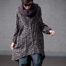 C203B 甜美碎花厚秋衬衫2011新品女装热卖单品  米兰宣言-米可可