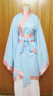 佛伦汉服特价定制订制*中衣裙+双绕广袖短曲裾*三件套工费240元起-淘宝网