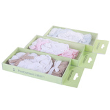 【新品】全棉时代/纯棉纱布手套脚套/透气吸汗宝宝专用/三色可选