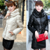 包邮专柜正品2011冬装新款高品质90%白鸭绒加大号女装羽绒服Y116