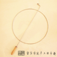 滚铁环 实心铁圈 经典传统玩具 怀旧童玩 亲子户外（小号儿童用）