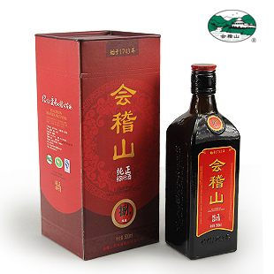  端午节黄酒 会稽山 绍兴黄酒 纯正八年 单瓶礼盒装 半干型 500ML