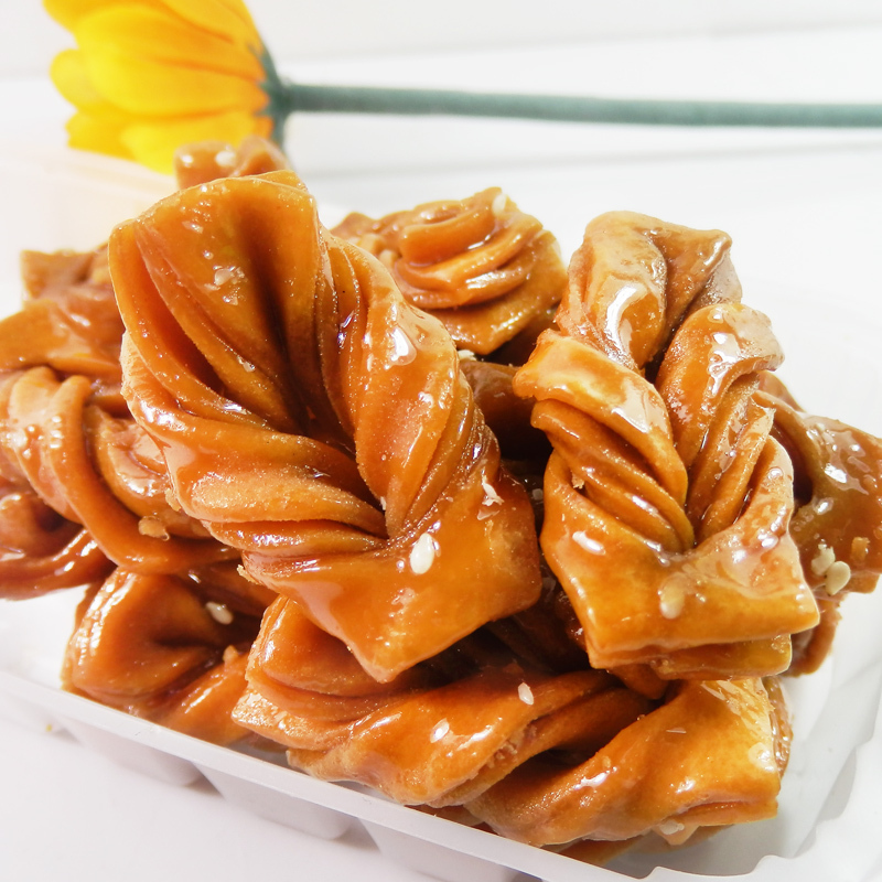 特色小吃 北京特产零食品 臧老爷子 老北京蜜麻花 芝麻香型130g