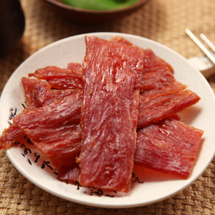  牛叉叉靖江特产零食品 经典原味精制手撕猪肉脯 108克*3